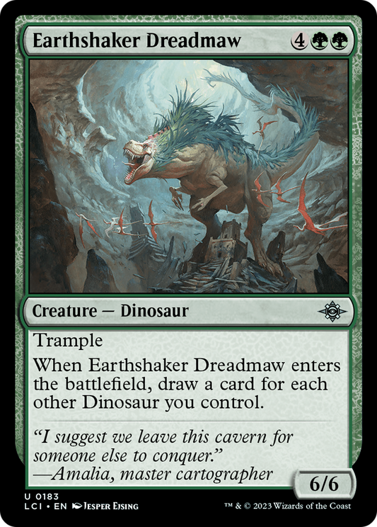Earthshaker Dreadmaw (LCI-183) - The Lost Caverns of Ixalan Foil