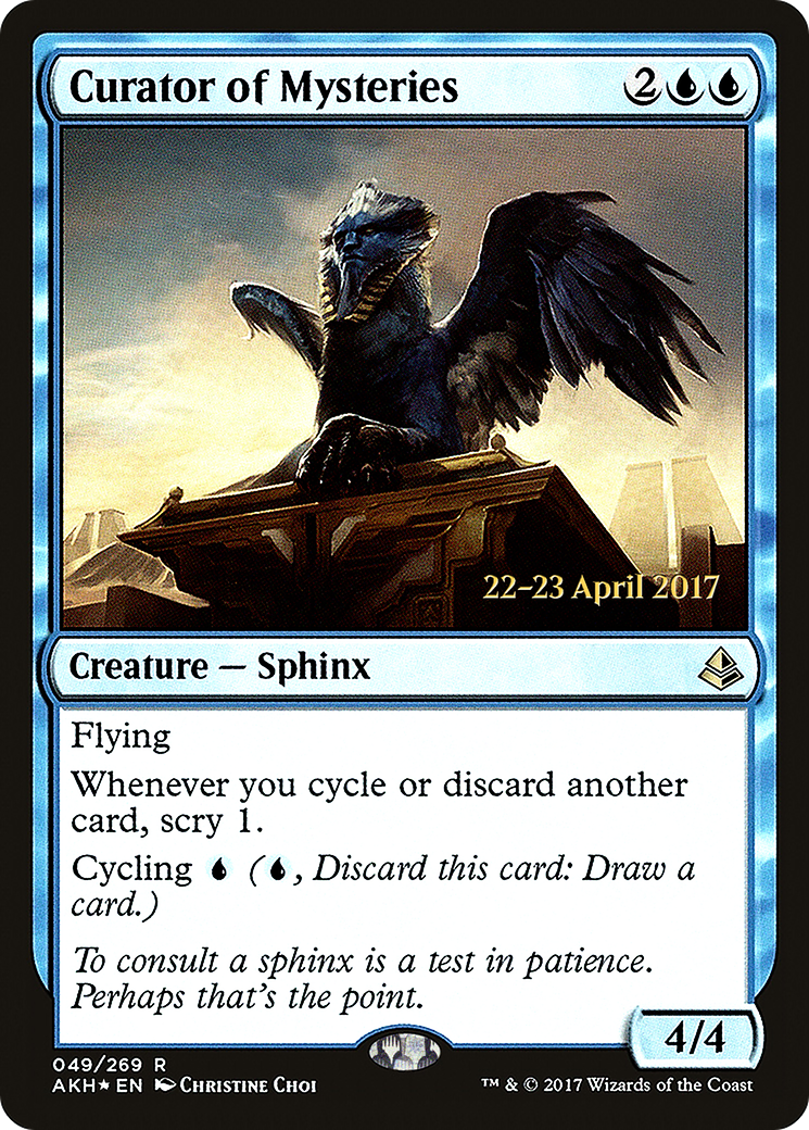 Curator of Mysteries (PRE-49S) - Amonkhet Promos (Prerelease) Foil