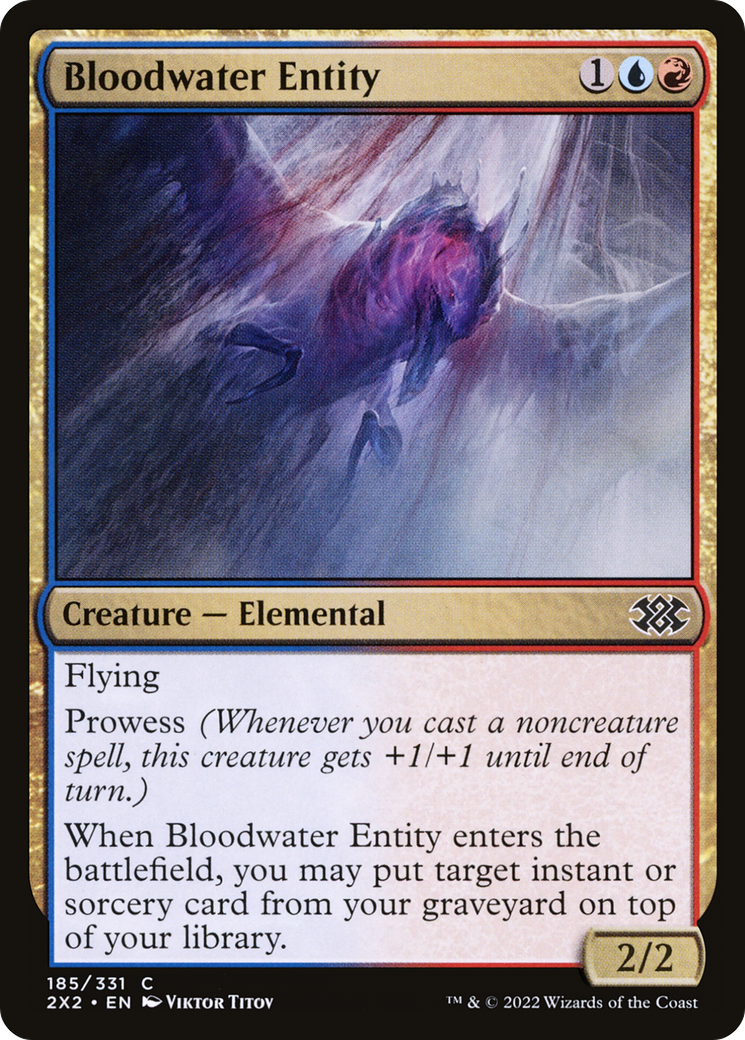 Bloodwater Entity (2X2-185) - Double Masters 2022 Foil