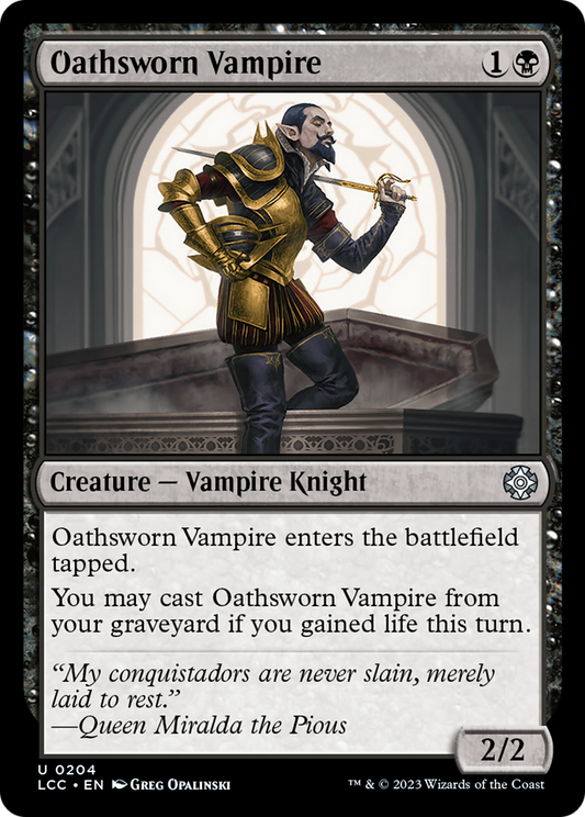 Oathsworn Vampire (LCC-204) - The Lost Caverns of Ixalan Commander