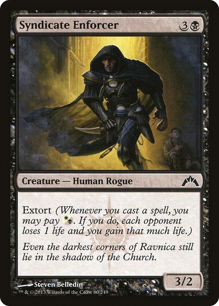 Syndicate Enforcer (GTC-080) - Gatecrash Foil