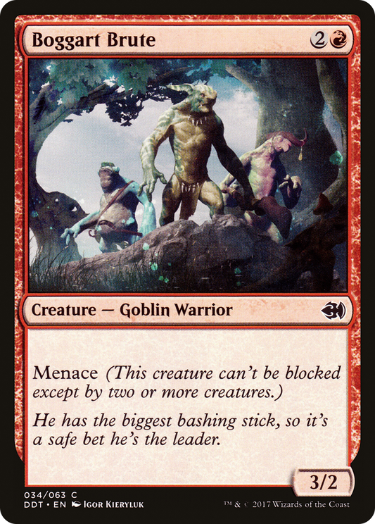 Boggart Brute (DDT-034) - Duel Decks: Merfolk vs. Goblins