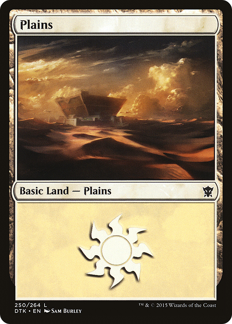 Plains (DTK-250) - Dragons of Tarkir Foil