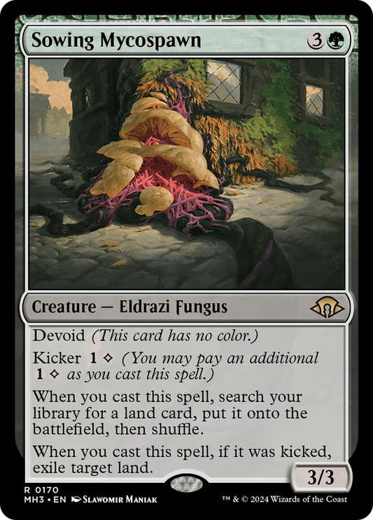 Sowing Mycospawn (MH3-170) - Modern Horizons 3: (devoid)