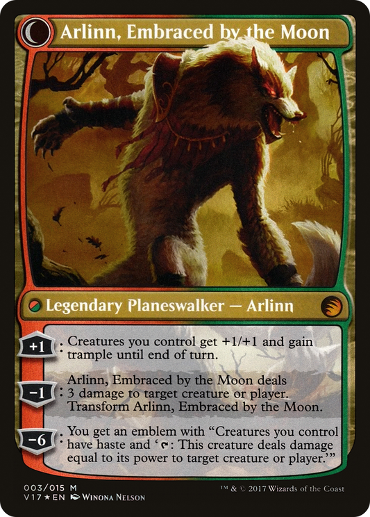 Arlinn Kord // Arlinn, Embraced by the Moon (V17-003) - From the Vault: Transform: (Double Faced Transform) Foil