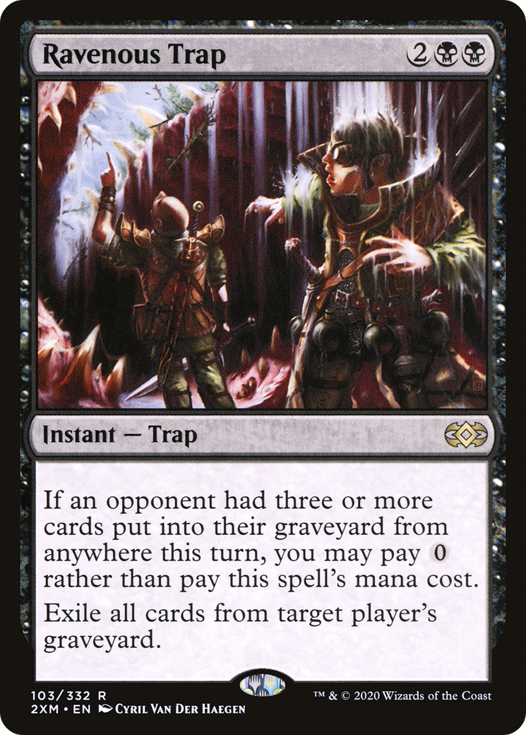 Ravenous Trap (2XM-103) - Double Masters Foil