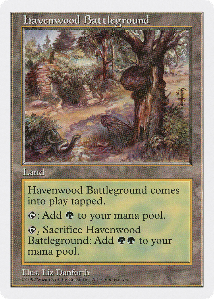 Havenwood Battleground (5ED-417) - Fifth Edition