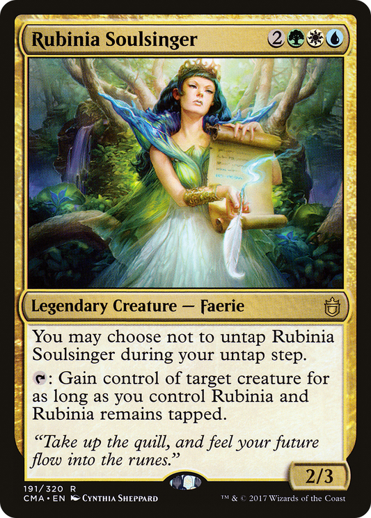 Rubinia Soulsinger (CMA-191) - Commander Anthology