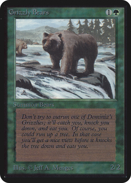 Grizzly Bears (LEA-199) - Limited Edition Alpha