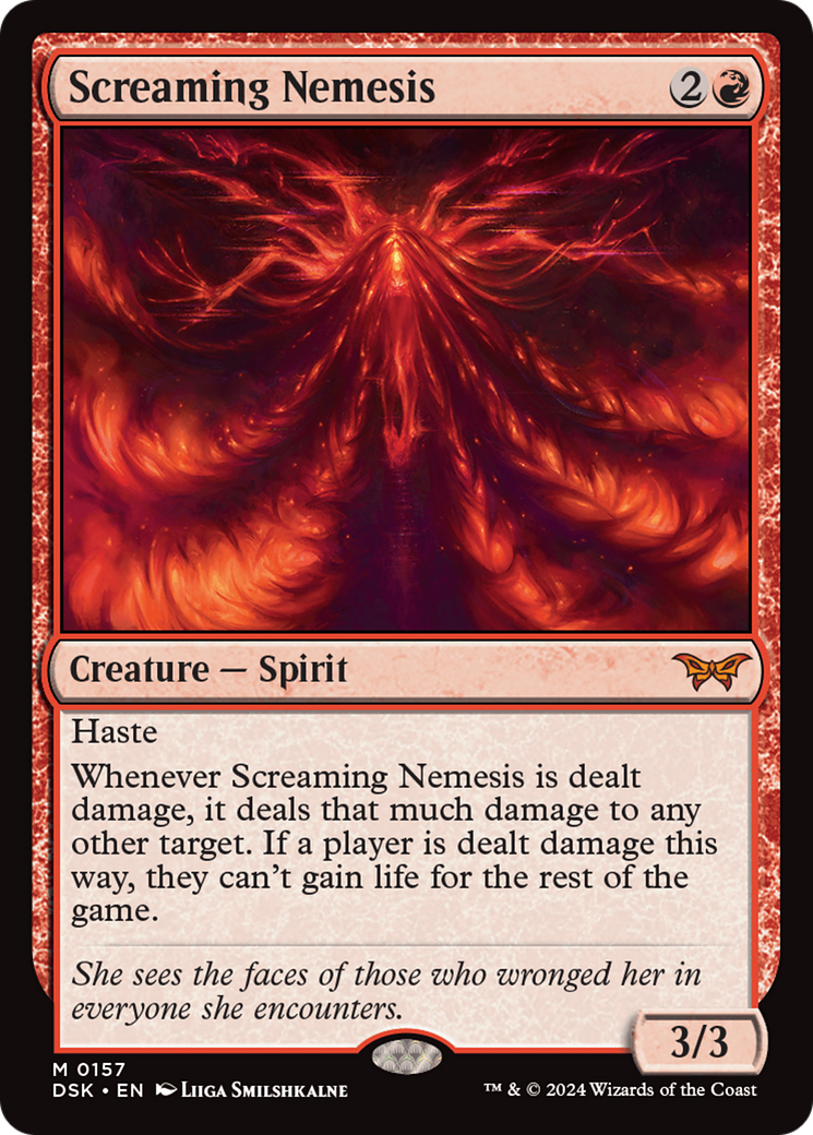 Screaming Nemesis (DSK-157) - Duskmourn: House of Horror Foil