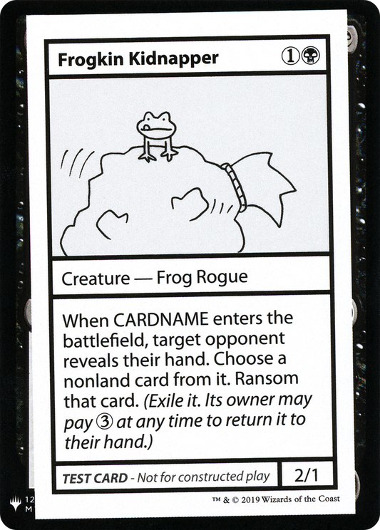 Frogkin Kidnapper (CMB1-042) - Mystery Booster Playtest Cards 2019