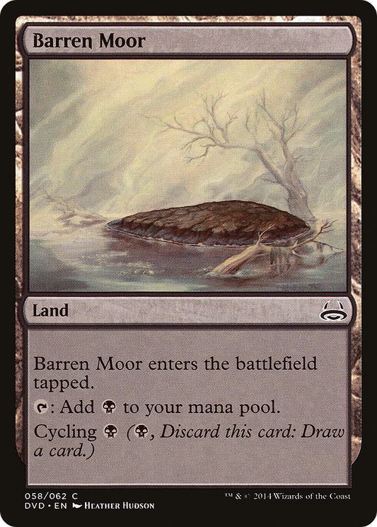 Barren Moor (DVD-058) - Duel Decks Anthology: Divine vs. Demonic