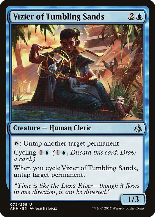 Vizier of Tumbling Sands (AKH-075) - Amonkhet Foil