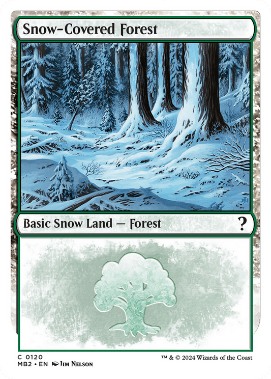 Snow-Covered Forest (MB2-120) - Mystery Booster 2: (snow)