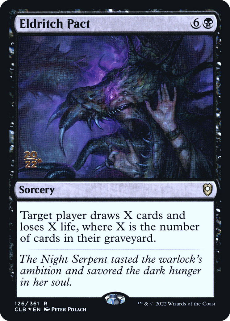 Eldritch Pact (PRE-126S) - Battle for Baldur's Gate Promos (Prerelease) Foil