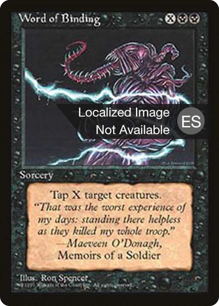 Word of Binding (4BB-172) - Fourth Edition Foreign Black Border