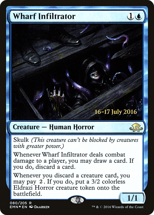 Wharf Infiltrator (PEMN-80S) - Eldritch Moon Promos Foil