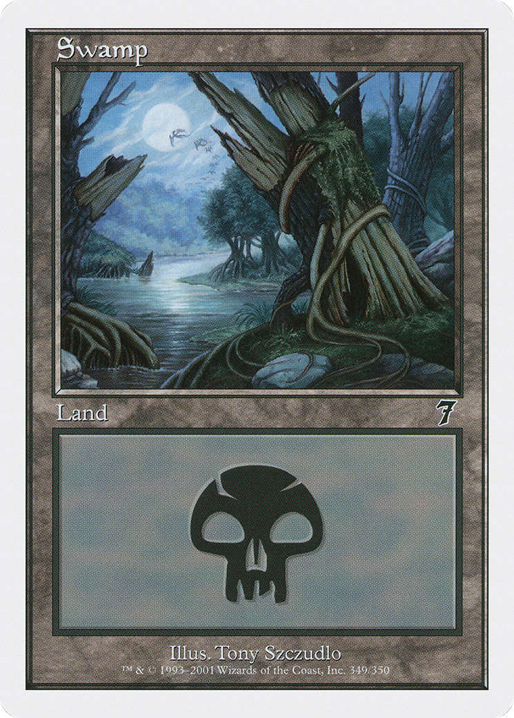 Swamp (7ED-349) - Seventh Edition