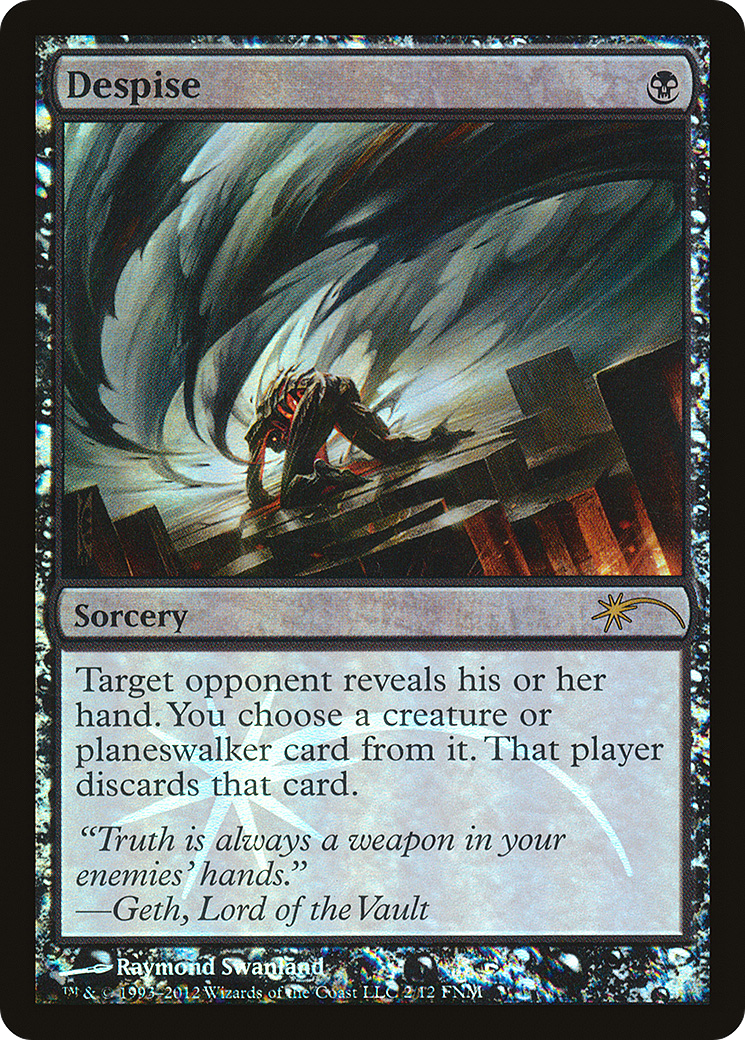 Despise (F12-002) - Friday Night Magic 2012 Foil