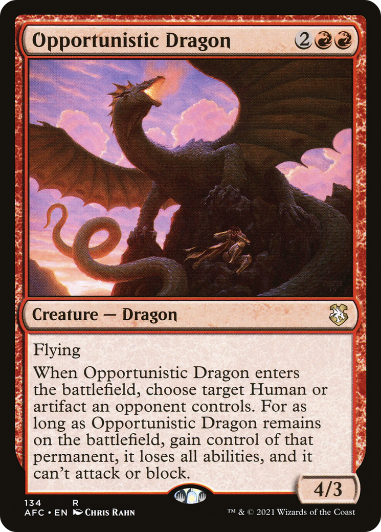 Opportunistic Dragon (AFC-134) - Forgotten Realms Commander