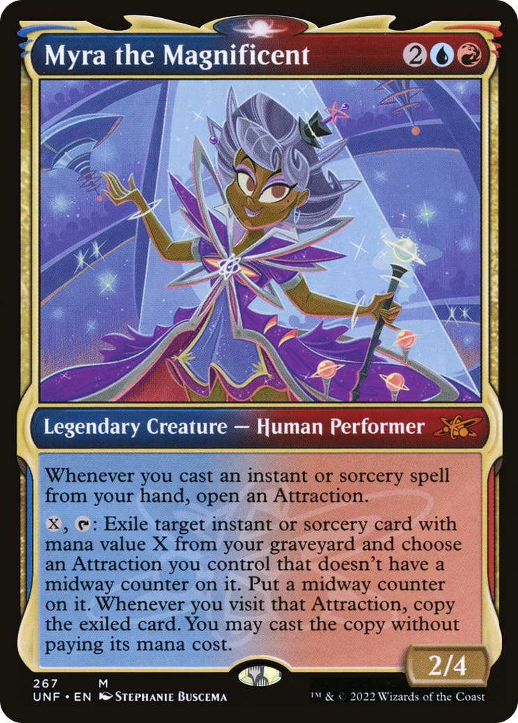 Myra the Magnificent (UNF-267) - Unfinity: (Showcase) Foil