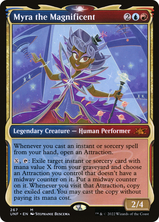 Myra the Magnificent (UNF-267) - Unfinity: (Showcase) Foil