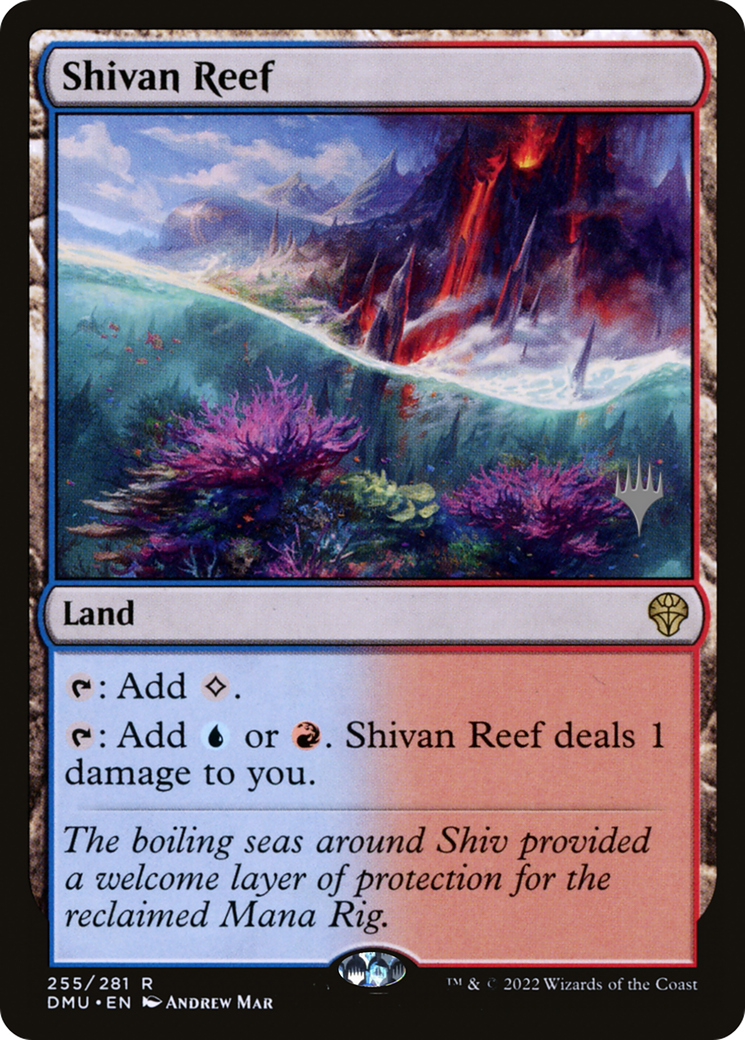 Shivan Reef (PPDMU-255P) - Dominaria United Promos (Promo Pack)
