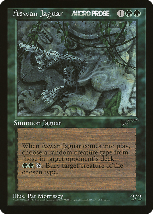 Aswan Jaguar (OVER-001) - MicroProse Promos