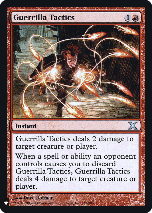 Guerrilla Tactics (LIST-10E-211) - The List Foil