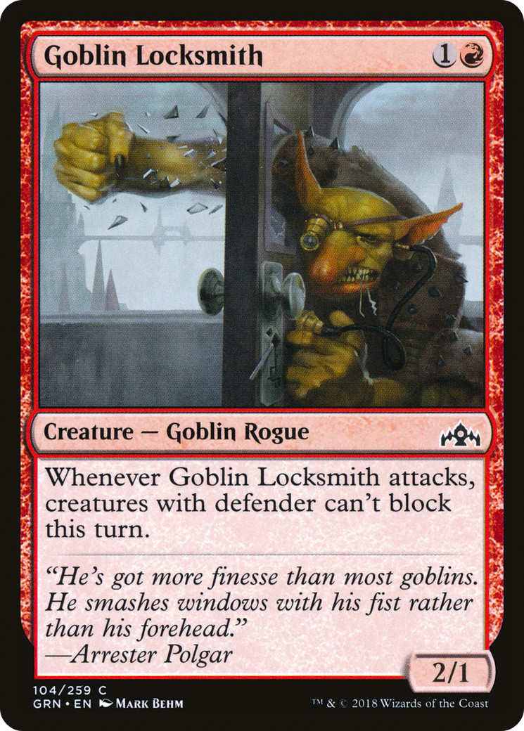 Goblin Locksmith (GRN-104) - Guilds of Ravnica