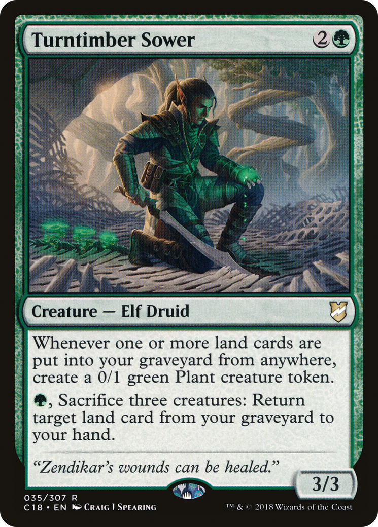 Turntimber Sower (C18-035) - Commander 2018