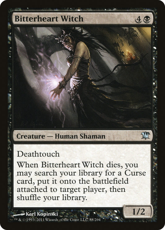 Bitterheart Witch (ISD-088) - Innistrad