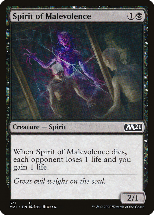 Spirit of Malevolence (M21-331) - Core Set 2021