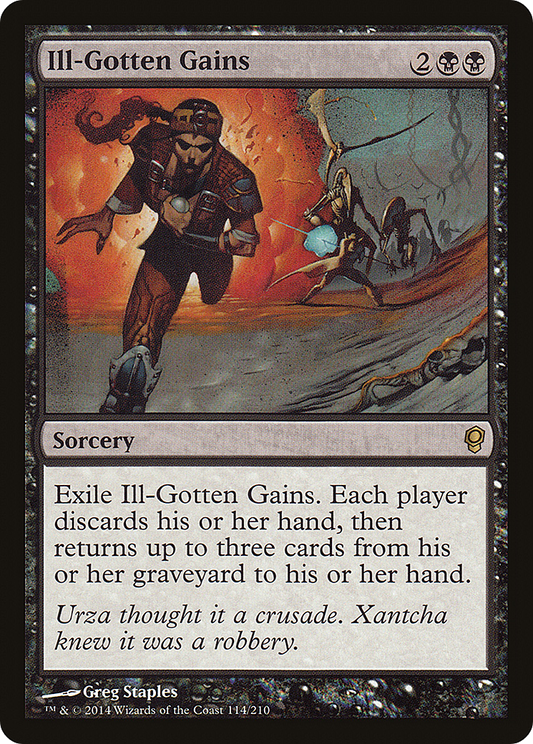 Ill-Gotten Gains (CNS-114) - Conspiracy Foil