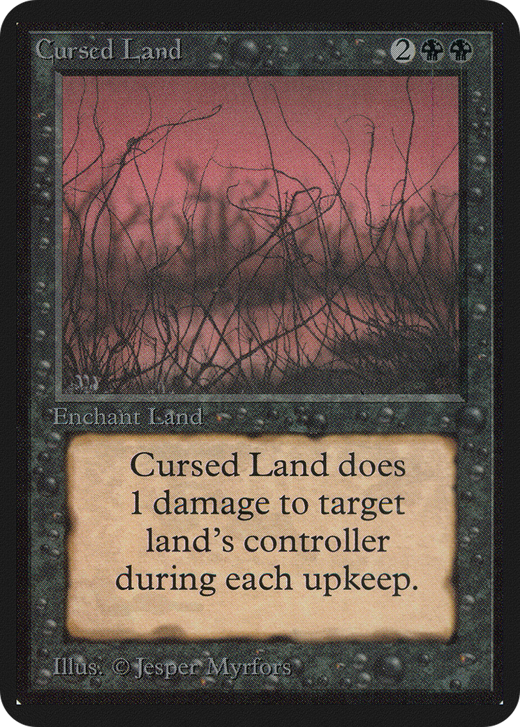 Cursed Land (LEA-097) - Limited Edition Alpha