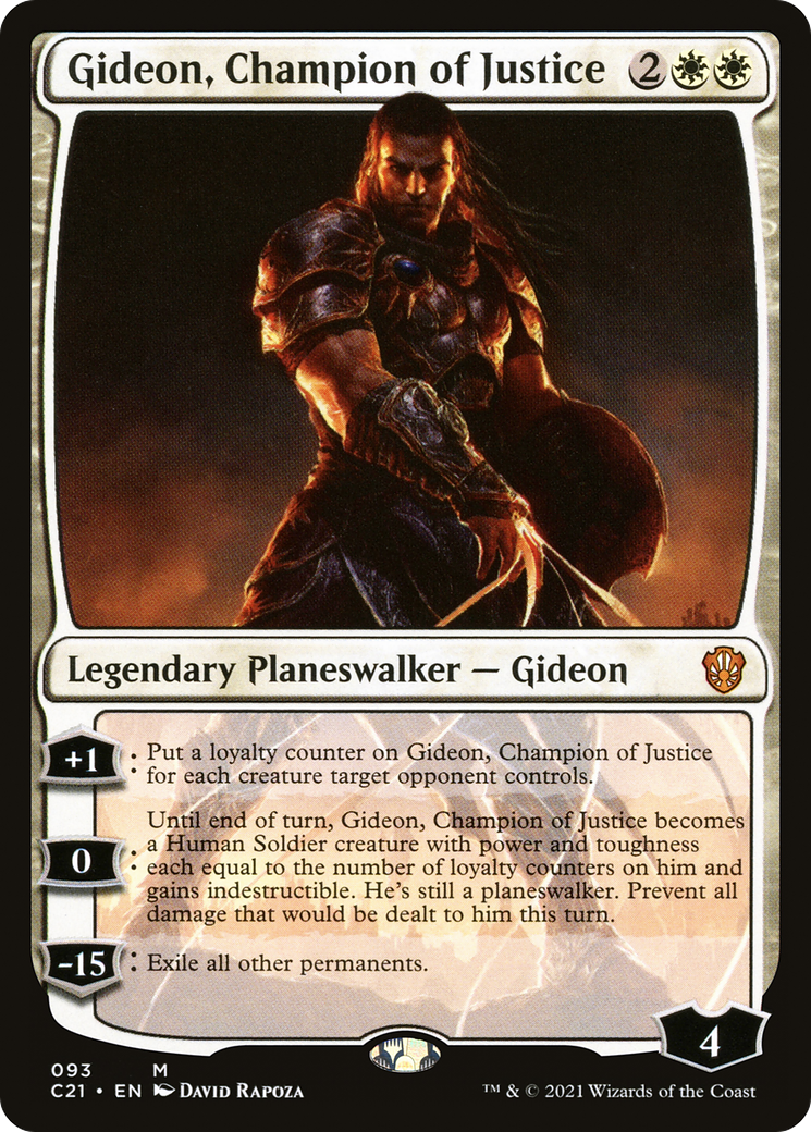 Gideon, Champion of Justice (C21-093) - Commander 2021