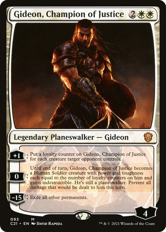 Gideon, Champion of Justice (C21-093) - Commander 2021