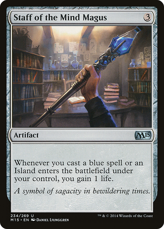 Staff of the Mind Magus (M15-234) - Magic 2015 Foil