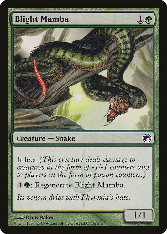 Blight Mamba (SOM-112) - Scars of Mirrodin Foil