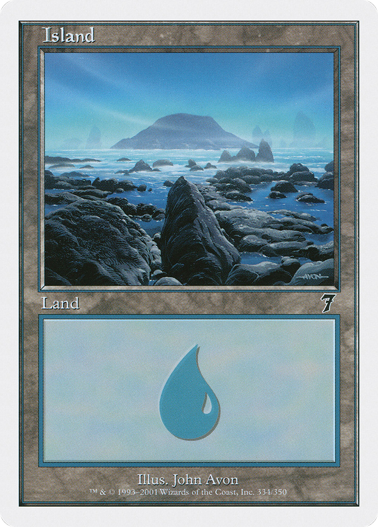 Island (7ED-334) - Seventh Edition