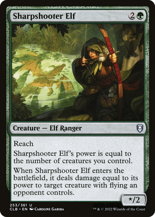 Sharpshooter Elf (CLB-253) - Commander Legends: Battle for Baldur's Gate