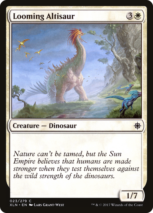 Looming Altisaur (XLN-023) - Ixalan Foil