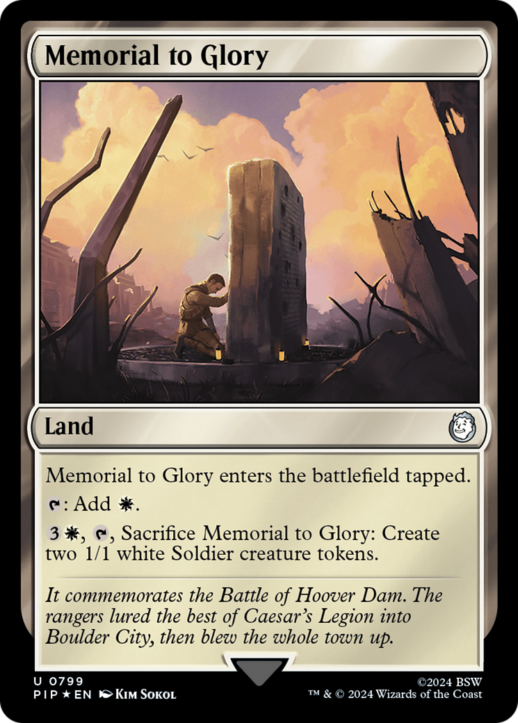 Memorial to Glory (PIP-799) - Fallout Foil