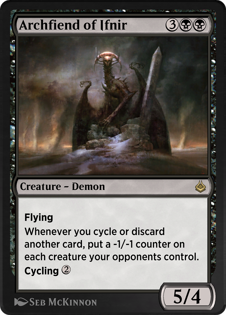 Archfiend of Ifnir (AKR-091) - Amonkhet Remastered