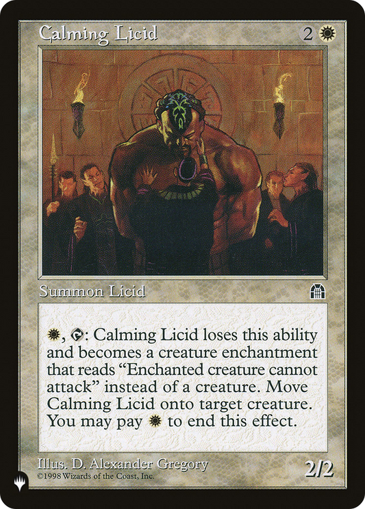 Calming Licid (LIST-STH-2) - The List