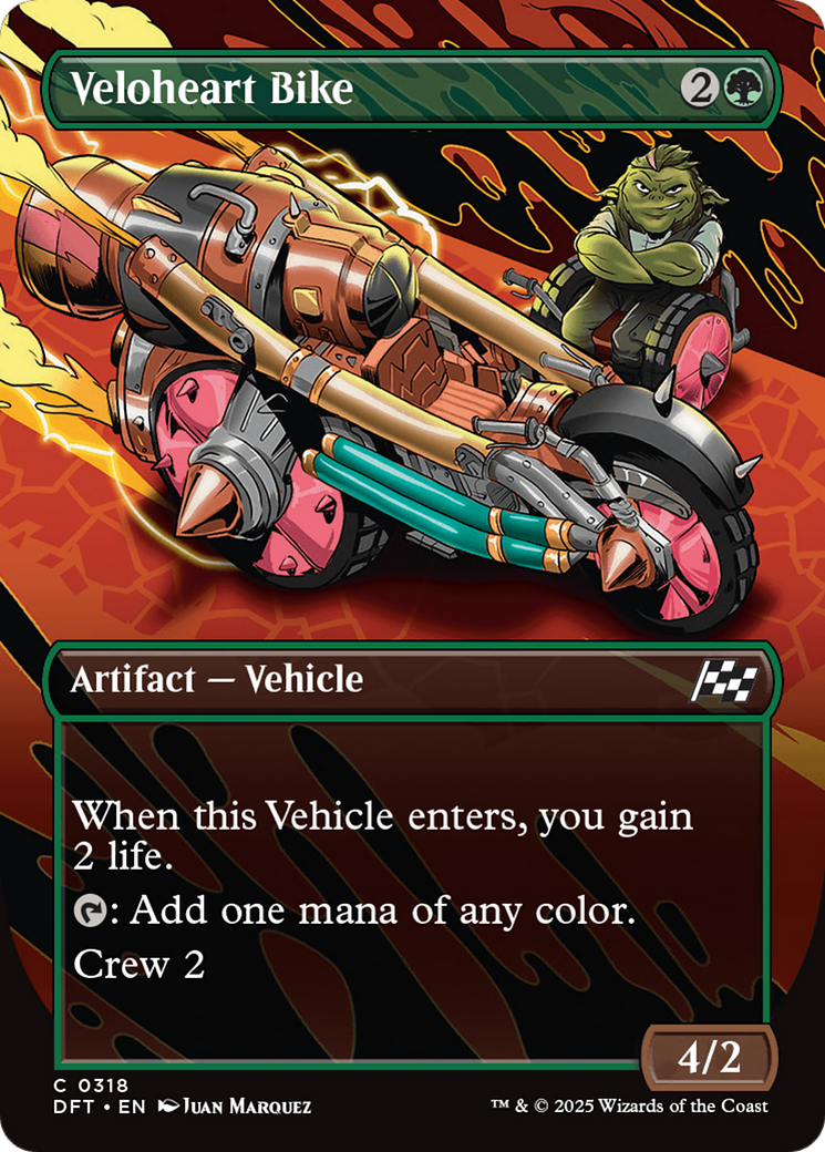 Veloheart Bike  (Borderless)(DFT-318) - Aetherdrift Foil