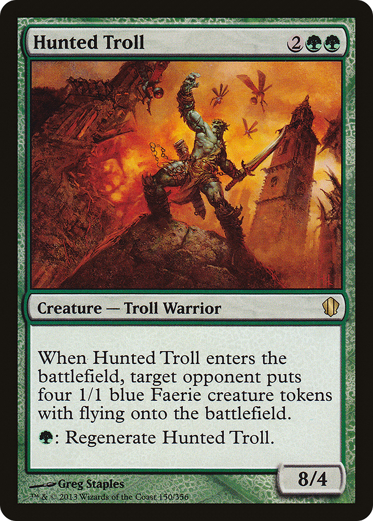 Hunted Troll (C13-150) - Commander 2013