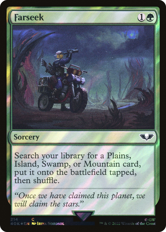 Farseek (Surge Foil) (40K-214★) - Warhammer 40,000 Commander Foil