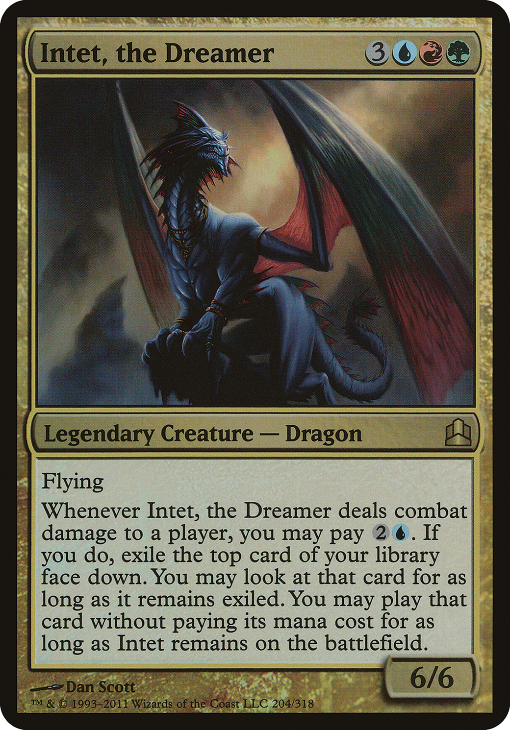 Intet, the Dreamer (OCMD-204) - Commander 2011 Oversized Foil