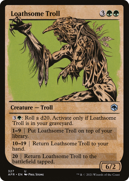 Loathsome Troll (AFR-327) - Adventures in the Forgotten Realms: (Showcase)